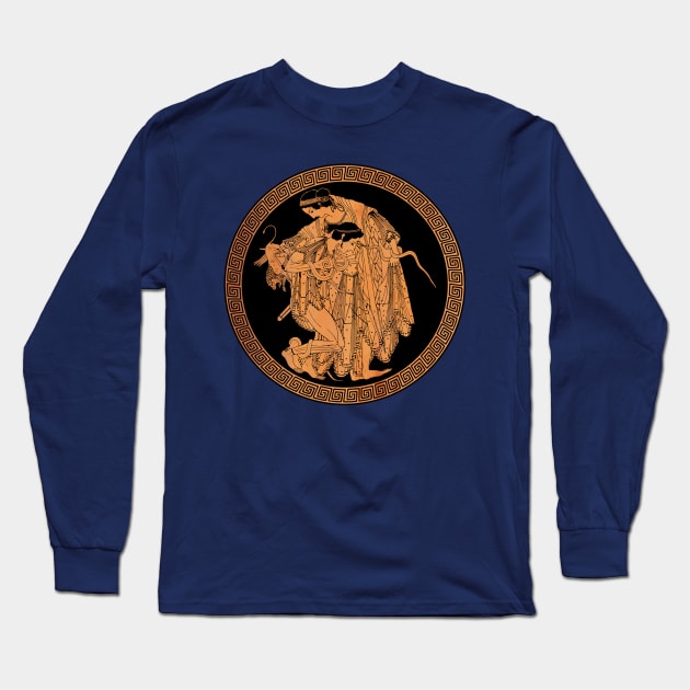 Thetis and Peleus Long Sleeve T-Shirt by Mosaicblues